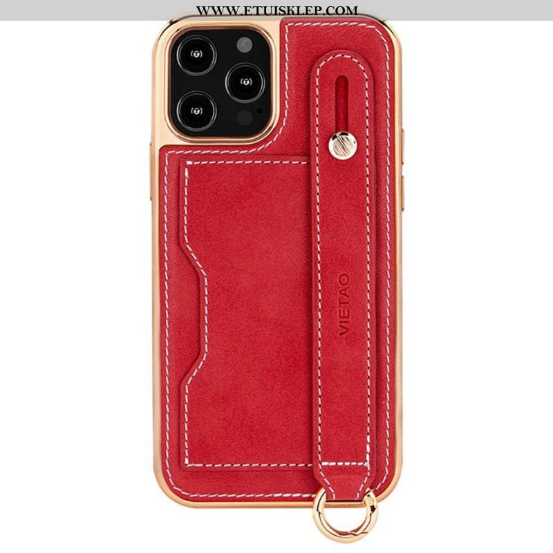 Etui do iPhone 14 Pro Max Etui Na Karty Z Paskiem Podtrzymującym Vietao